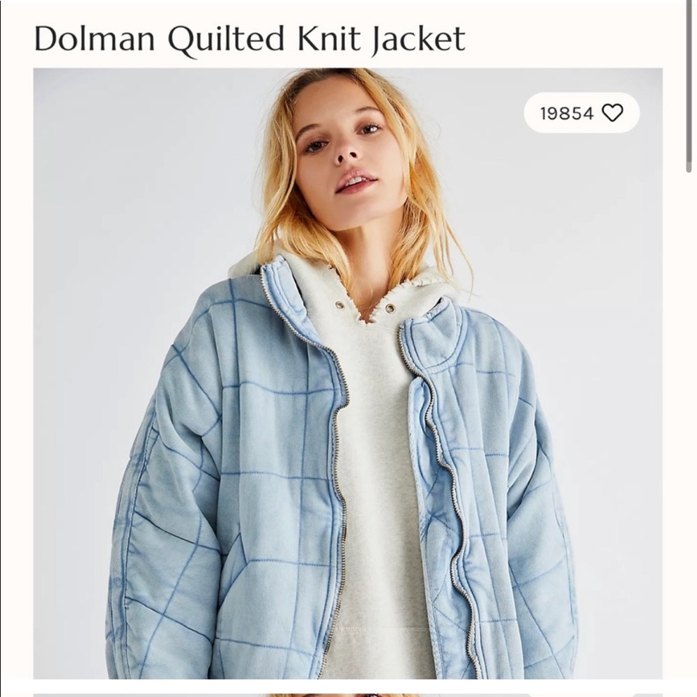 Free People Dolman Quilted Jacket